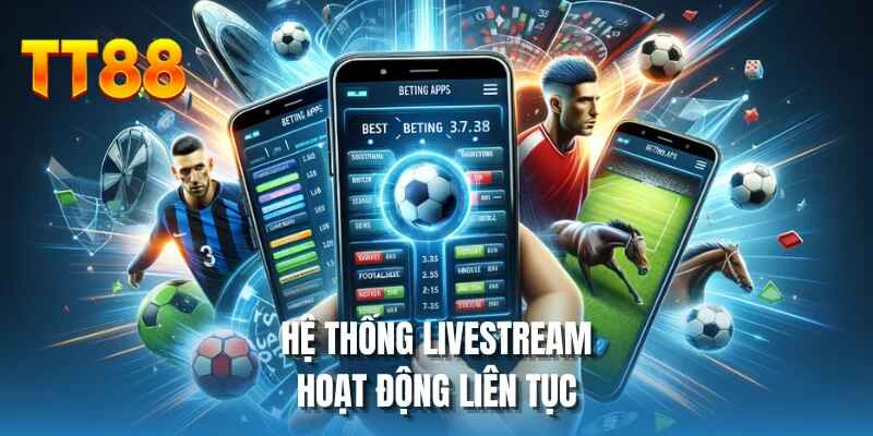 Hệ thống livestream hoạt động liên tục